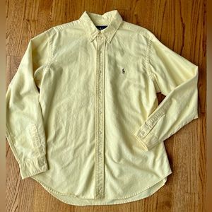 Ralph Lauren Long Sleeve Button Up Classic Fit Shirt size Large